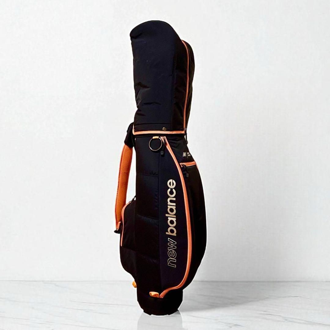 new balance ゴルフバッグ 黒とオレンジ