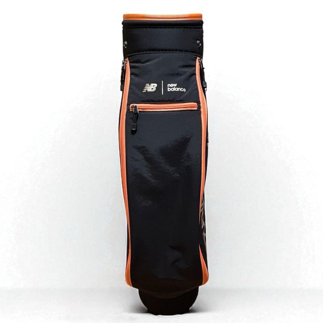 new balance ゴルフバッグ 黒とオレンジ
