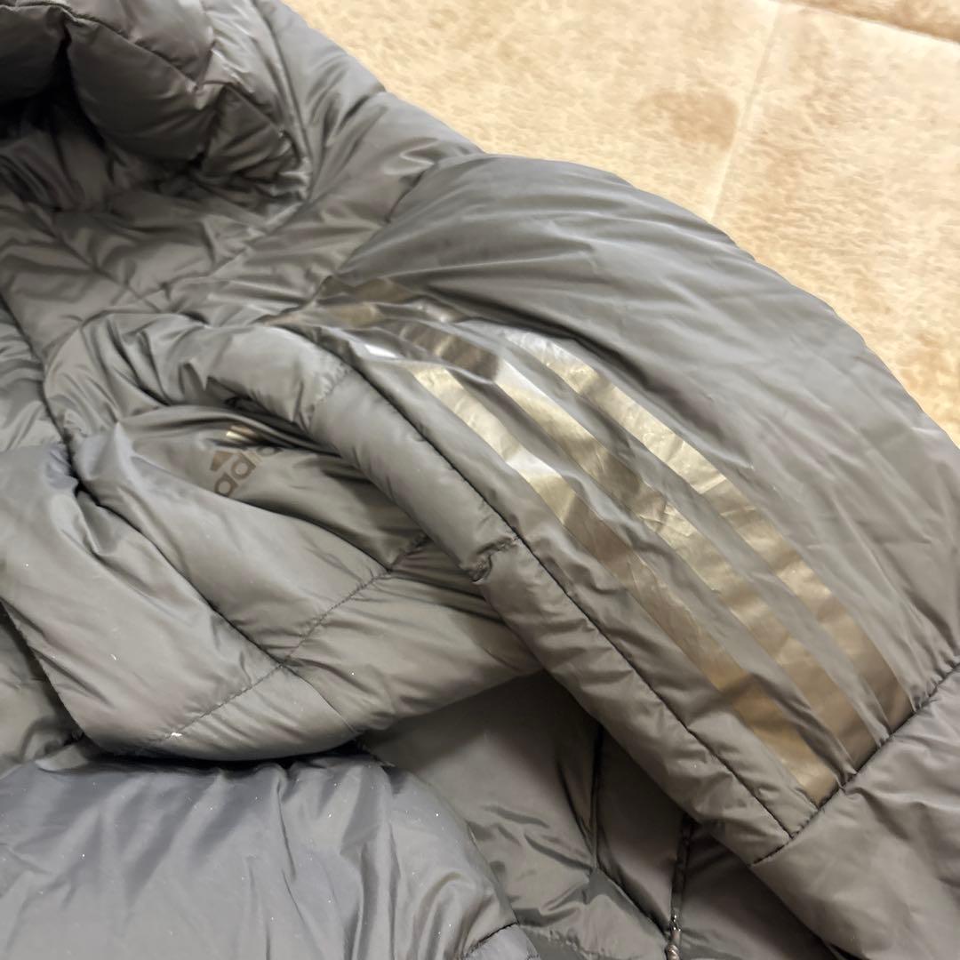 adidas ブラック ベンチコート Mサイズ