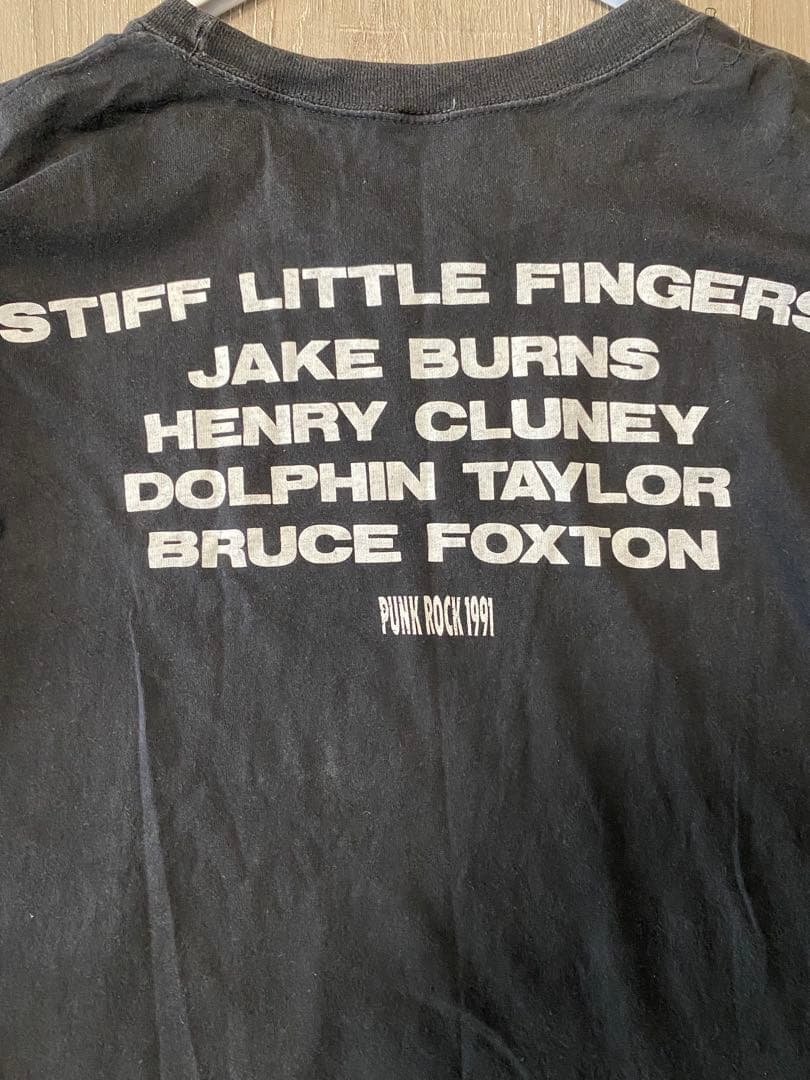 90s ヴィンテージ　STIFF LITTLE FINGERS 来日記念Tシャツ