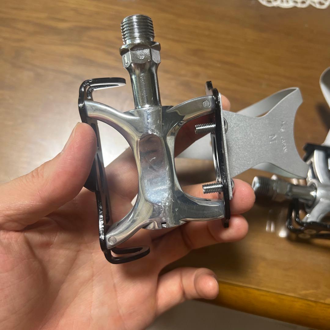 競輪　シュプリームペダル　軽剛トークリップMサイズ