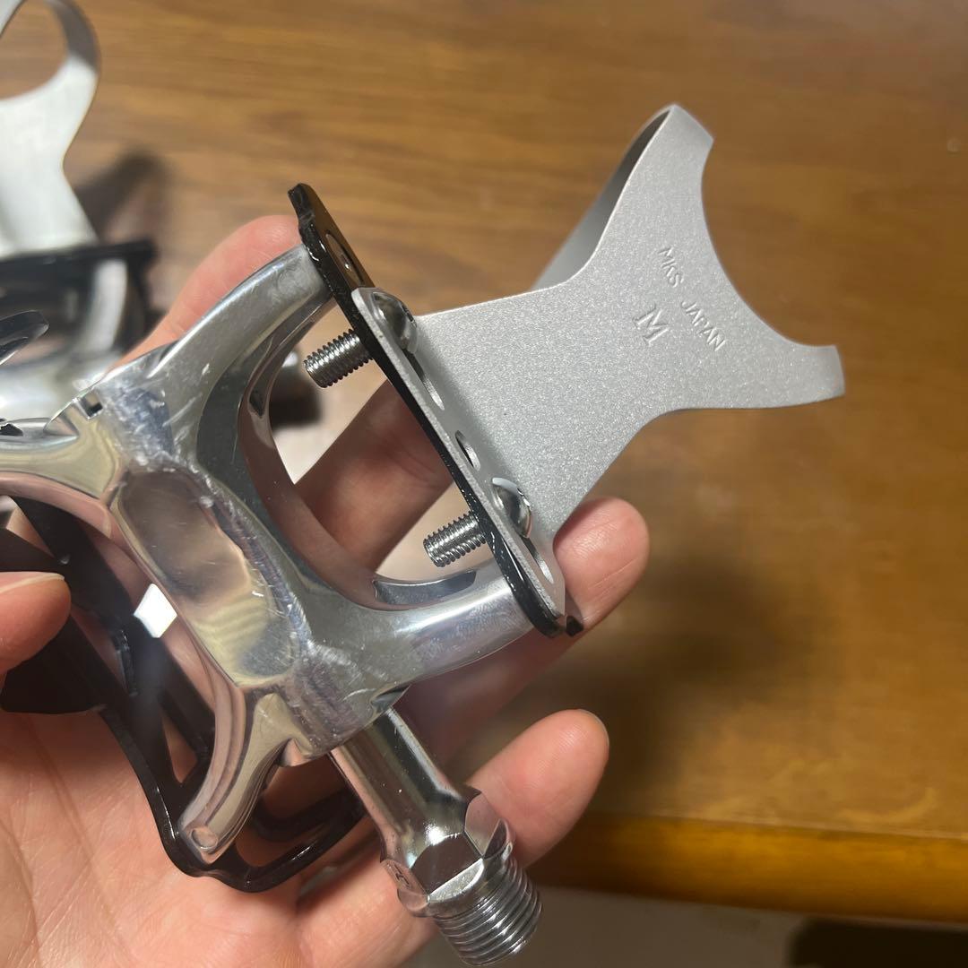 競輪　シュプリームペダル　軽剛トークリップMサイズ