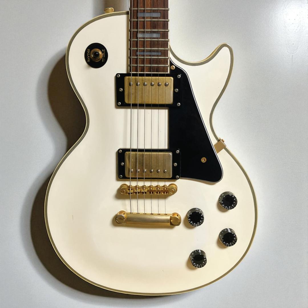希少品 動作品 Juno レスポール エレキギター ホワイト