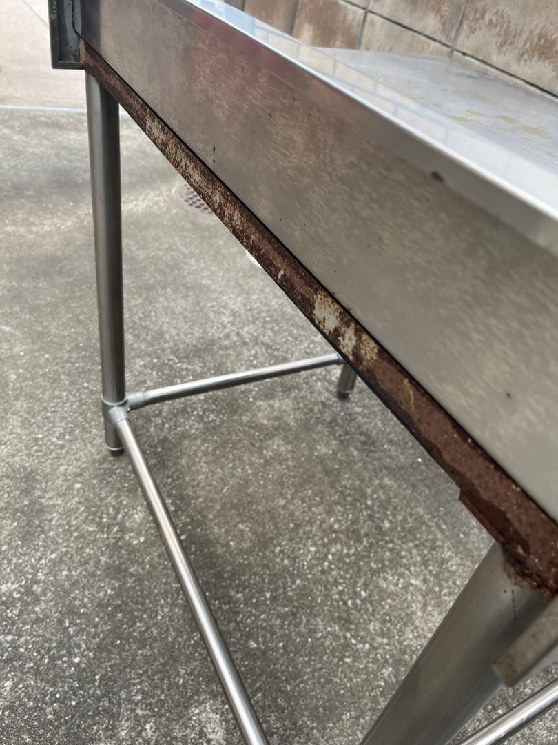 【送料込み】【⚠️注意点有り】ステンレス製作業台