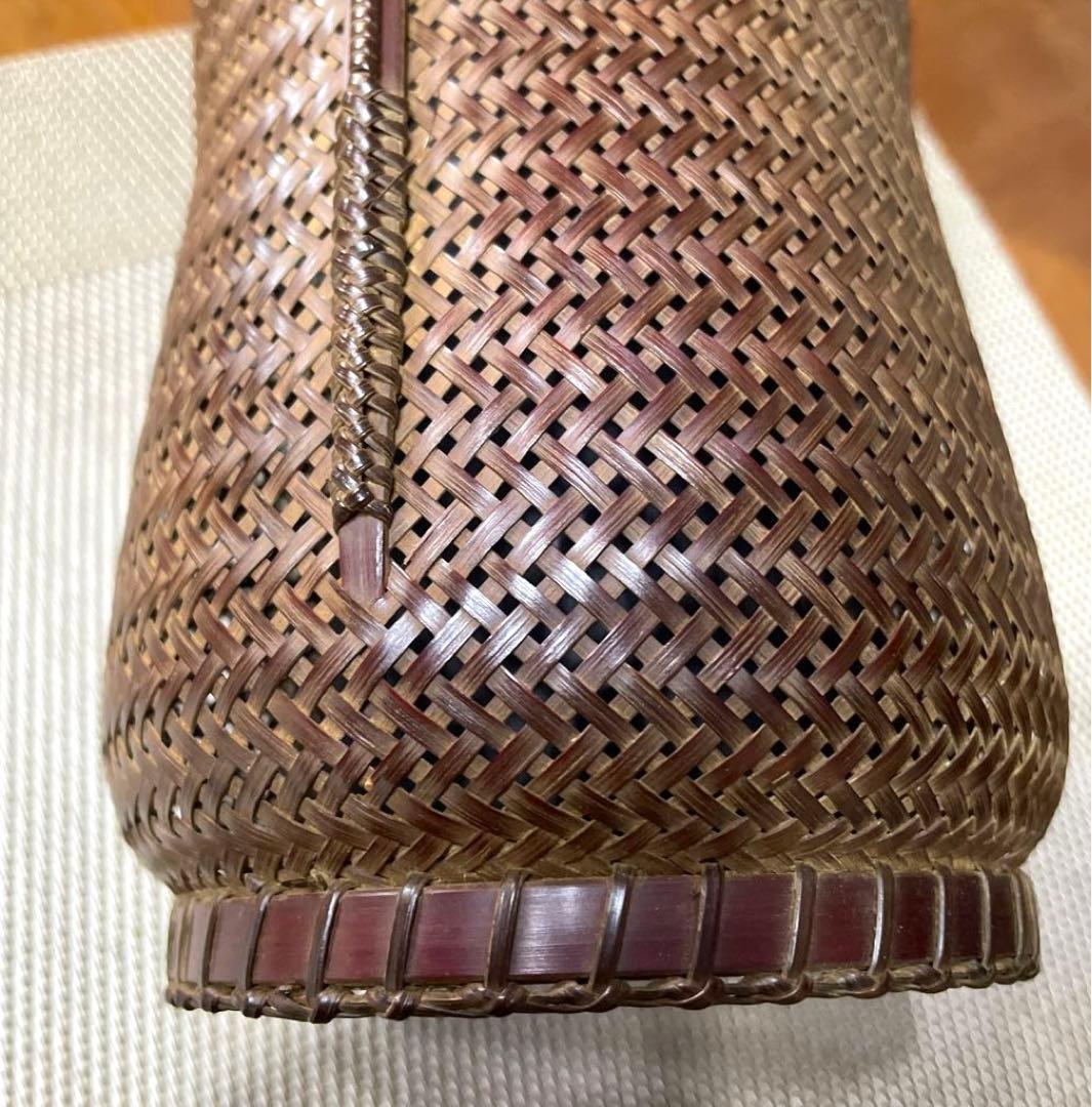 中田錦石作 花籠