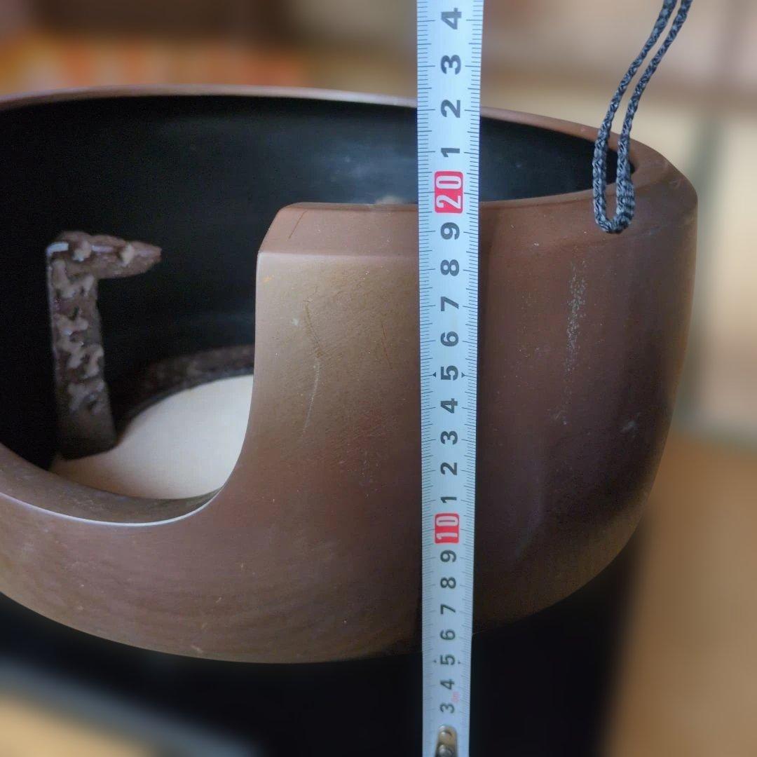 茶道具 面取風炉 野々田風炉型電熱器 五徳 茶釜 台座付