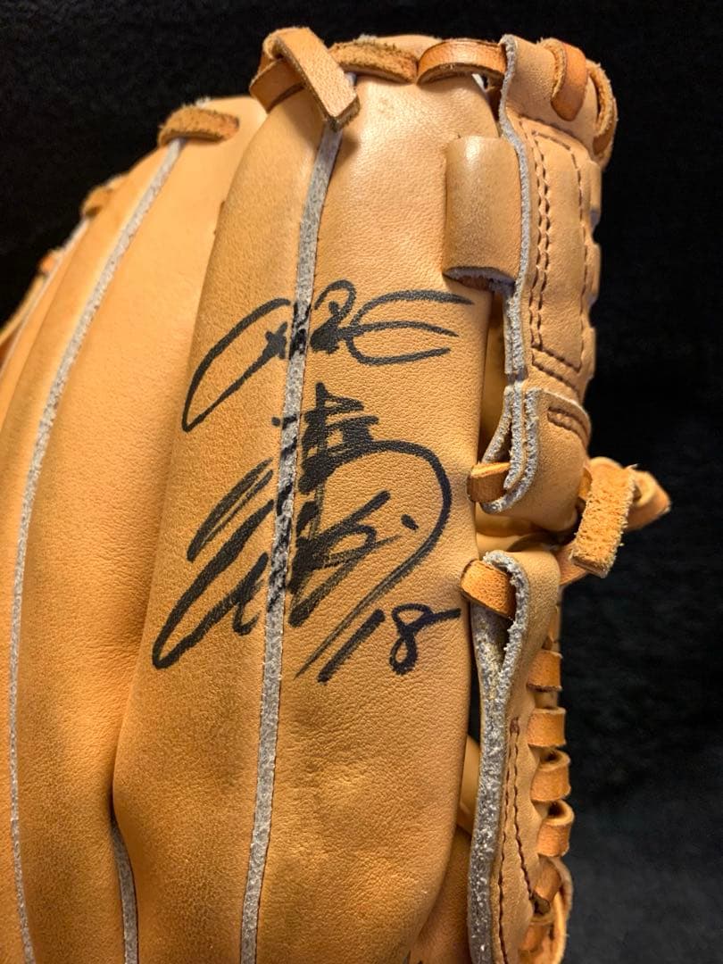 【希少】松坂大輔モデル/サイン入り/信義作/MIZUNO /ビッグM