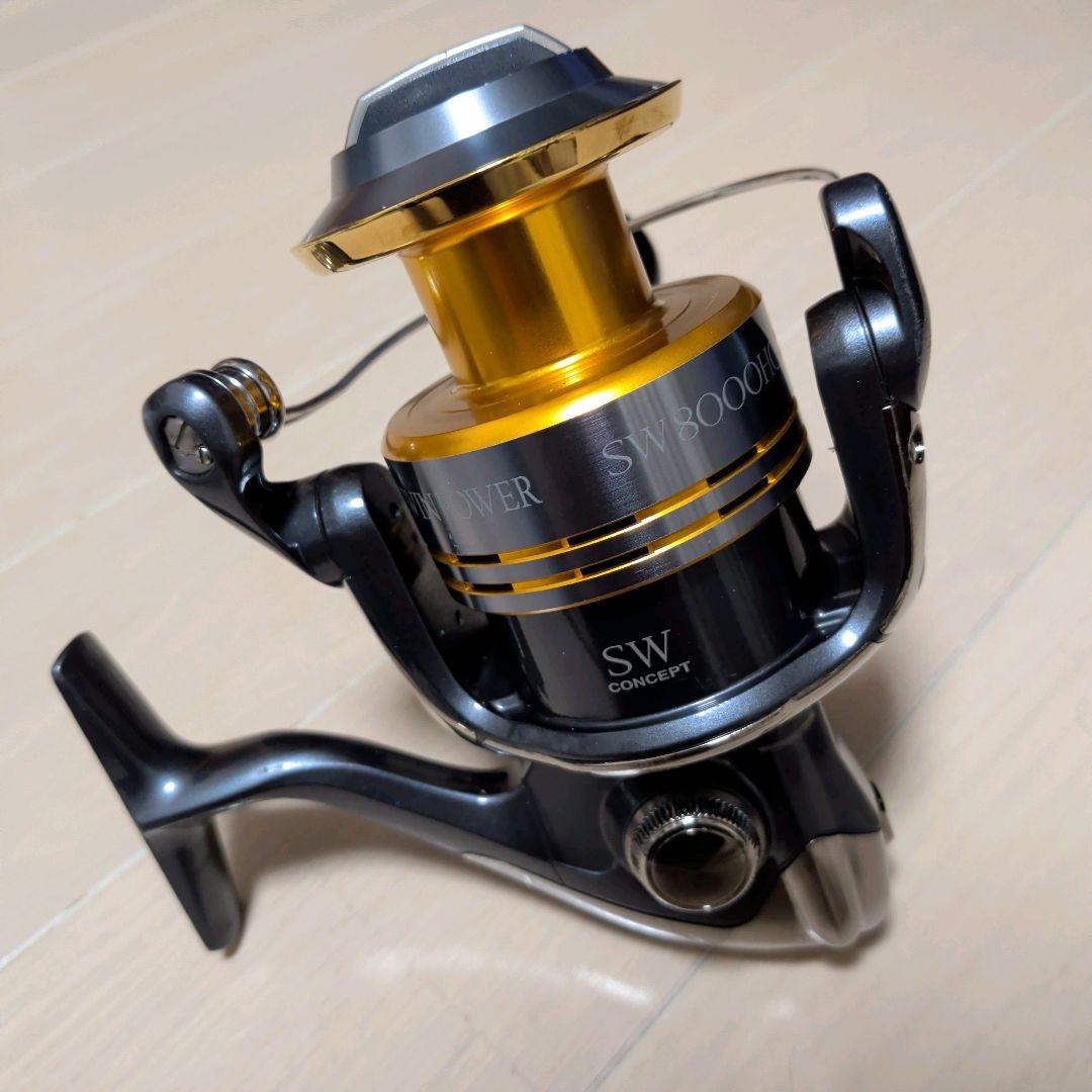 シマノ 09 ツインパワーSW 8000HG 左巻 日本製 JAPAN