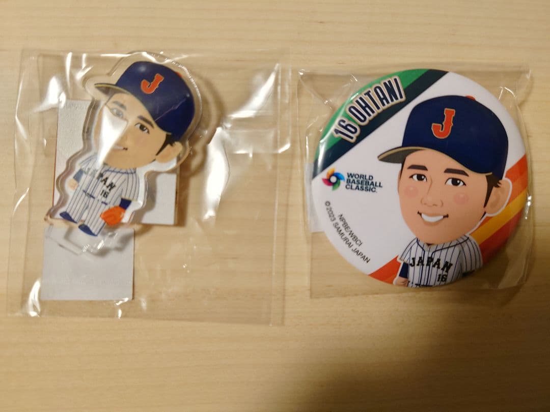 侍ジャパン　缶バッジガチャ第二弾　大谷翔平　缶バッジ・アクスタセット