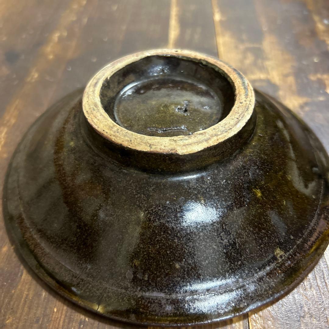 沖縄　やちむん　壺屋焼　人間国宝　金城次郎　魚紋皿　5寸皿　15㎝　重ね焼