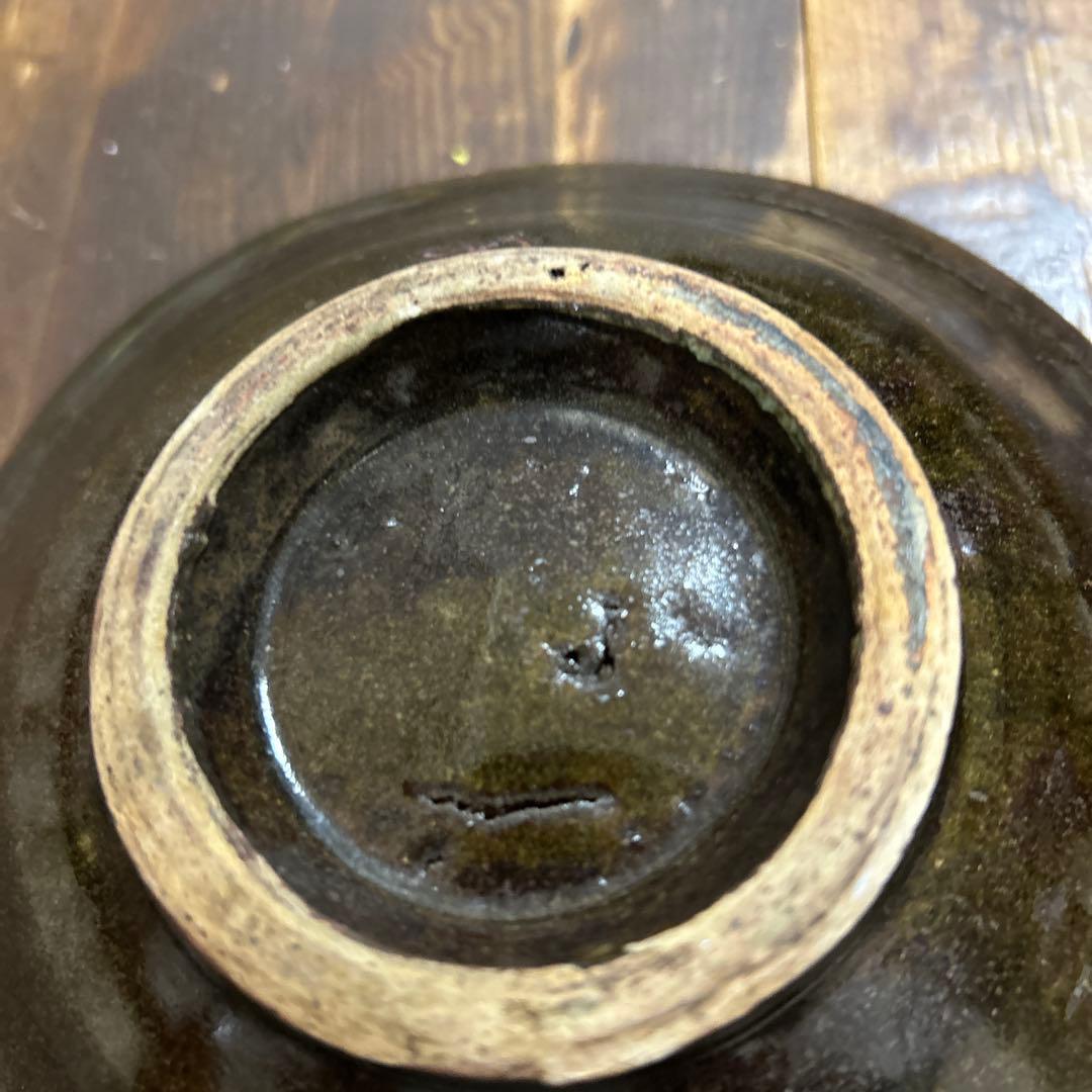 沖縄　やちむん　壺屋焼　人間国宝　金城次郎　魚紋皿　5寸皿　15㎝　重ね焼