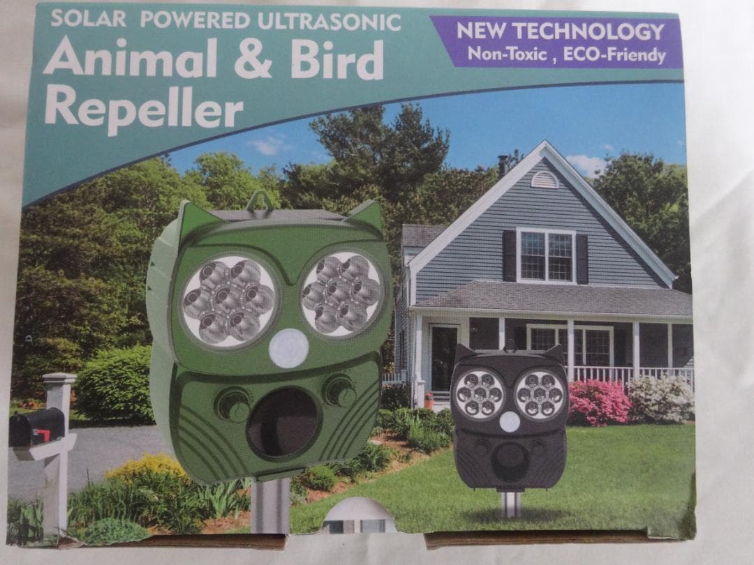 動物撃退器 害獣撃退器 4個セット(3個中古品　1個新品)