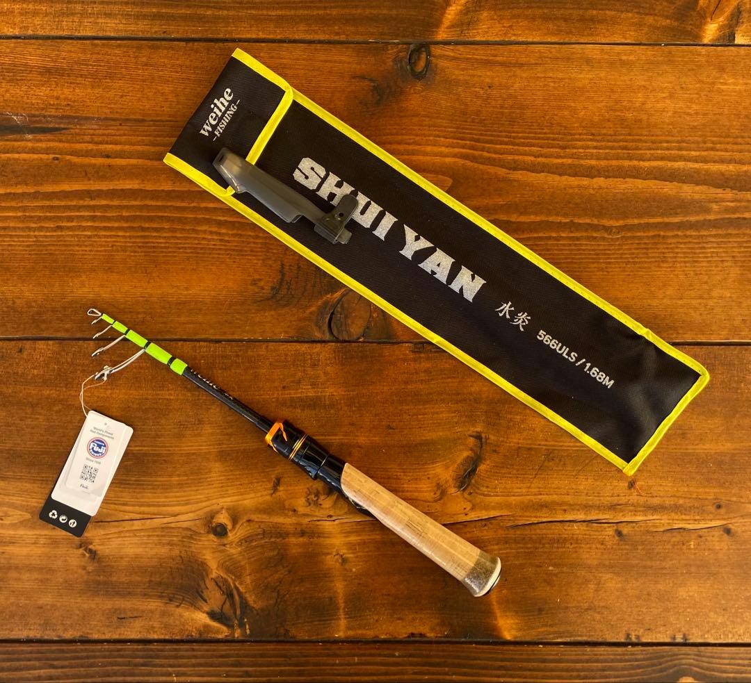 トラウトロッド　5ft6inch スピニングテレスコロッド　渓流釣り　トラウト