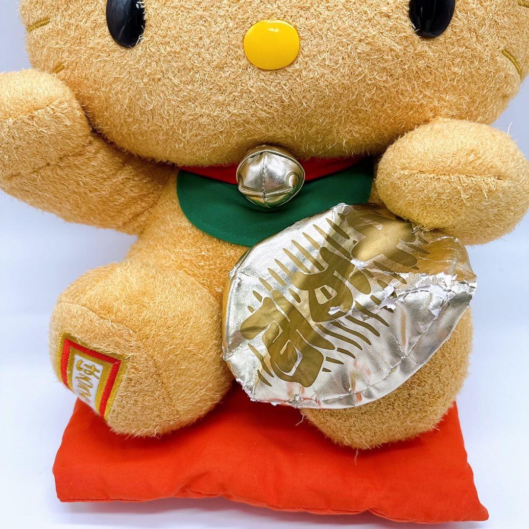 レア ハローキティ　キティ　レトロ　ぬいぐるみ　はろうきてぃ　千万両 招き猫
