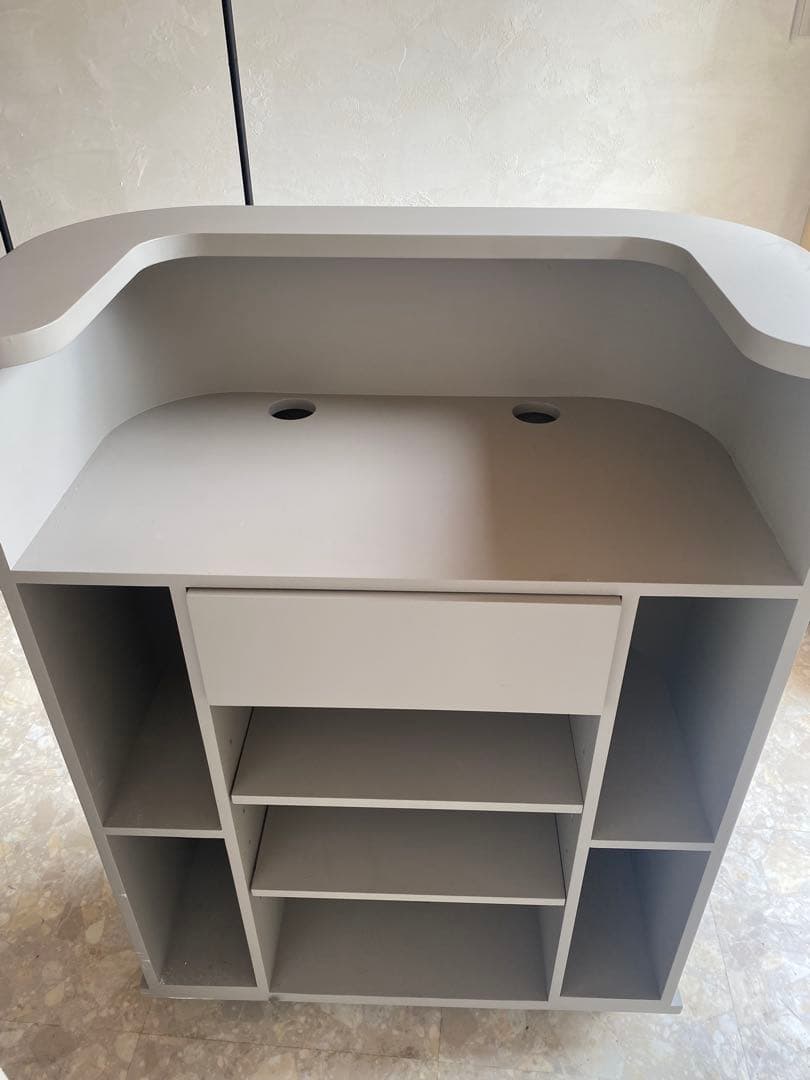 受付レジカウンター　W800 H1100 美容室、ネイル、まつ毛サロン