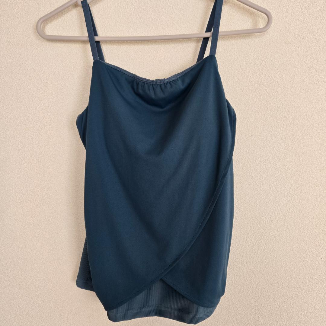 【SUKALA】リブドレープキャミソール　Sサイズ