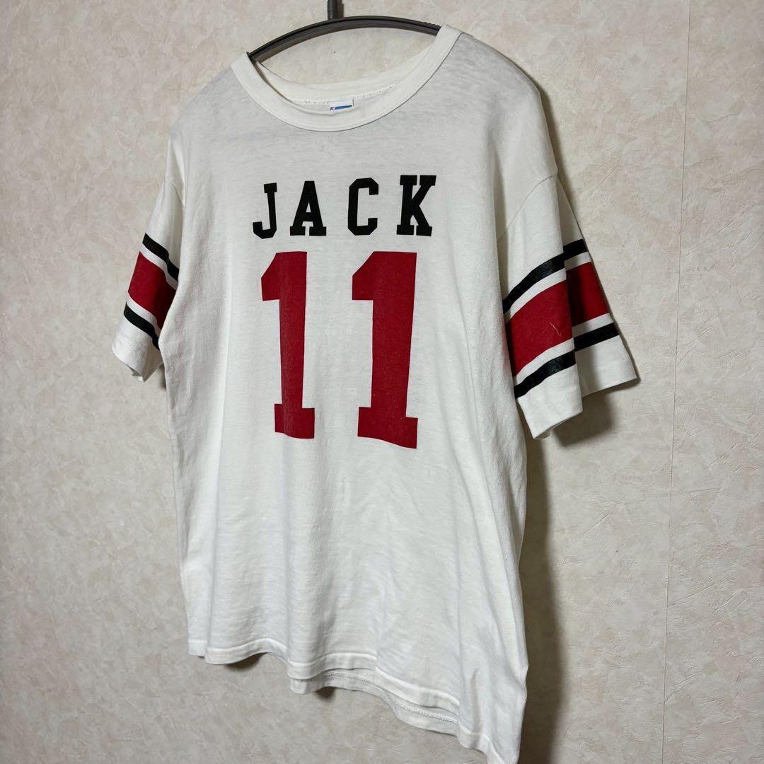 70s Championバータグ フットボール Tシャツ 超レア ゾロ目