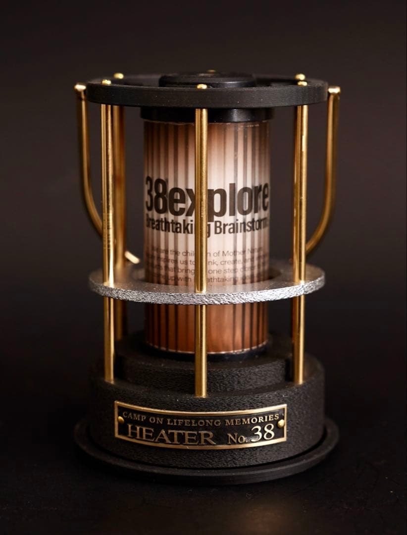 ライト・ランタン heater38 BLACK