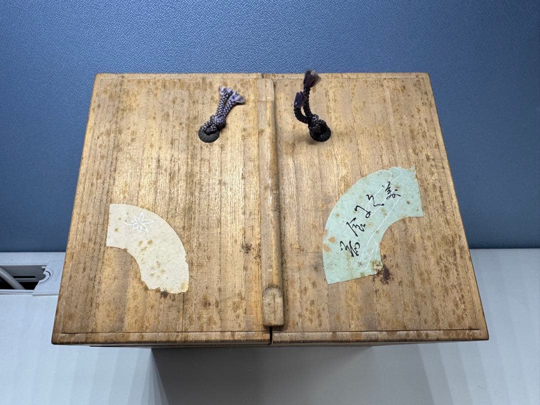 江戸切子　2段ボンボニエール