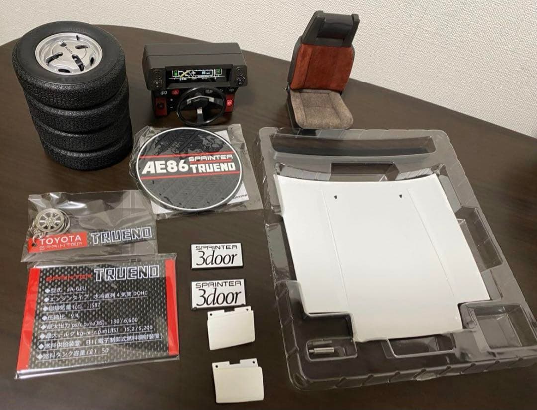 ディアゴスティーニ スプリンタートレノ 1/8 頭文字DのAE86 完成品