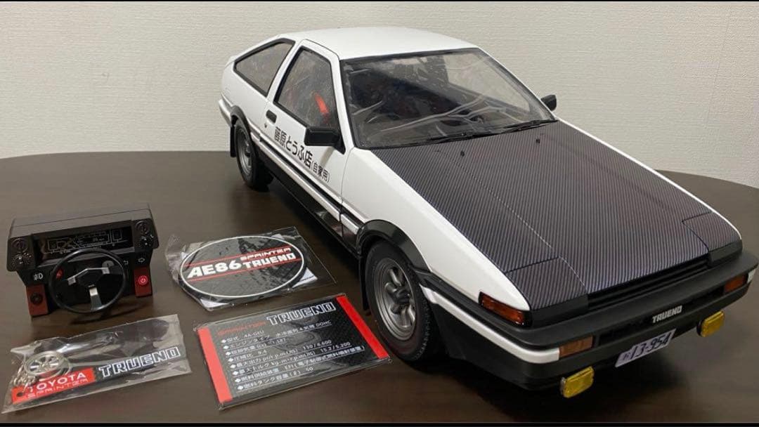 ディアゴスティーニ スプリンタートレノ 1/8 頭文字DのAE86 完成品