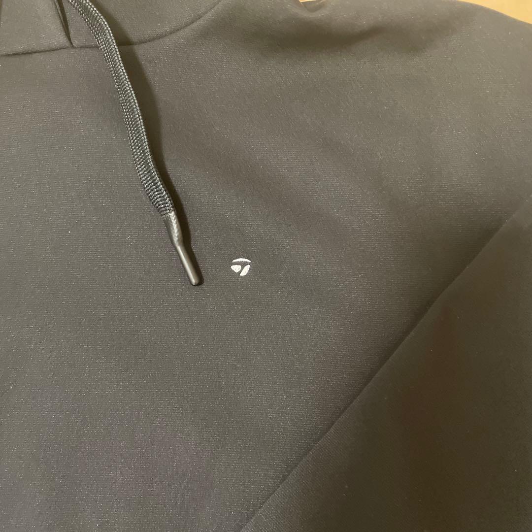 ユナイテッドアローズ テーラーメイド黒 フード付きパーカー 小ロゴ