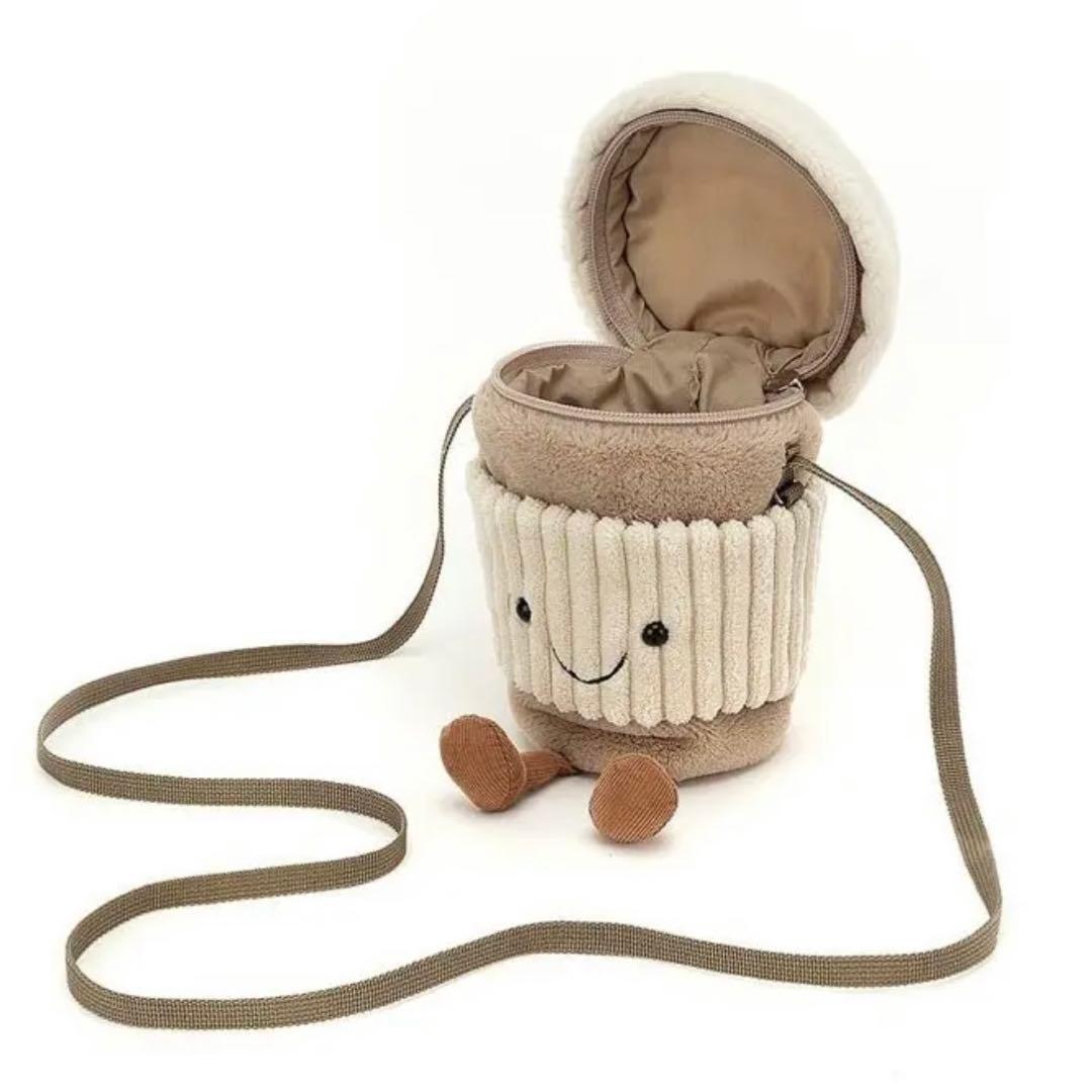 新品　ジェリーキャット　コーヒー ショルダー バッグ　ポシェット　ポーチ　カフェ