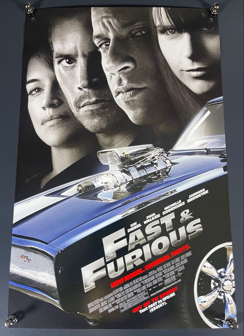 *枚数限定*映画館用片面印刷ポスターUS版:ワイルドスピード MAX