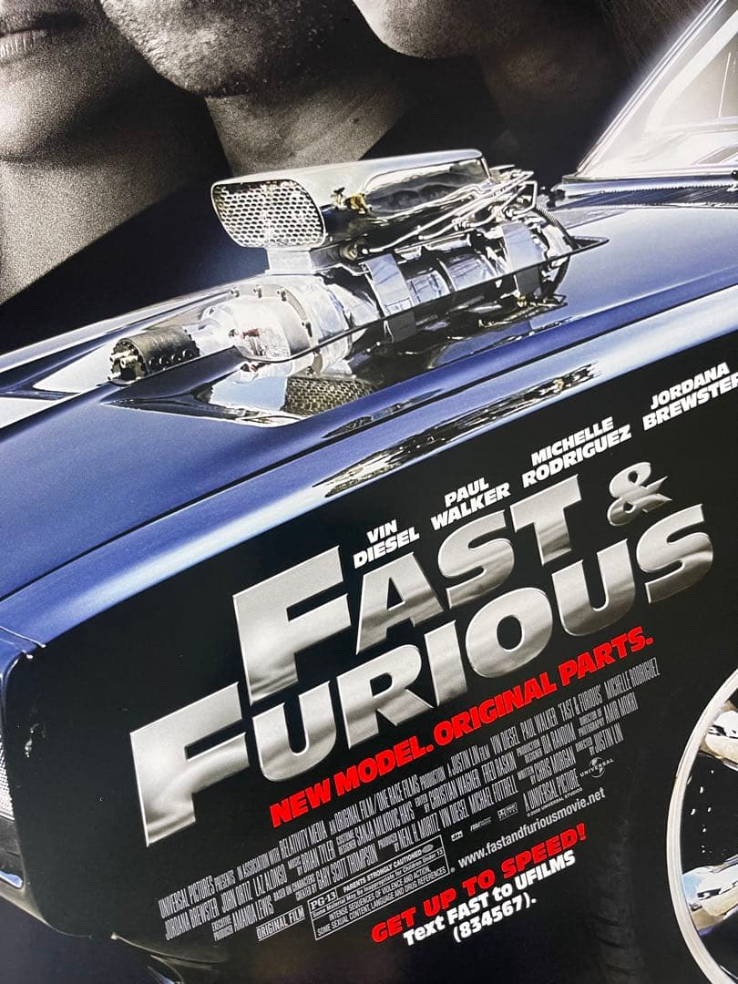 *枚数限定*映画館用片面印刷ポスターUS版:ワイルドスピード MAX