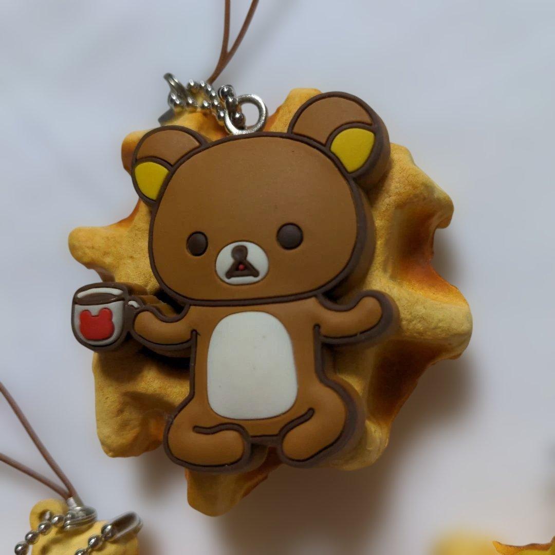 ラストセット　激レア　スクイーズ　ストラップ　Rilakkuma　ワッフル