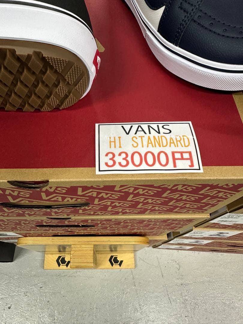 VANS Hi-Standard OG 8.0 BKハイスタンダード新品　展示品