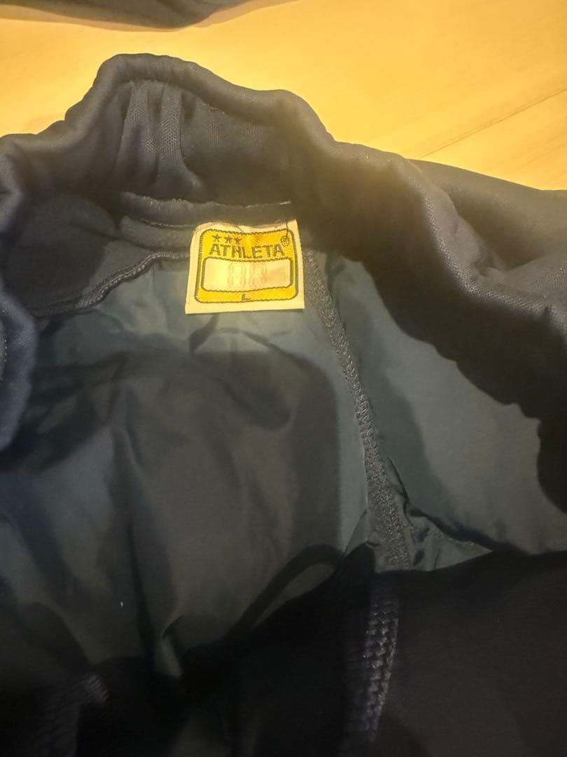 ATHLETA ピステ・ウィンドブレーカー セット ネイビー