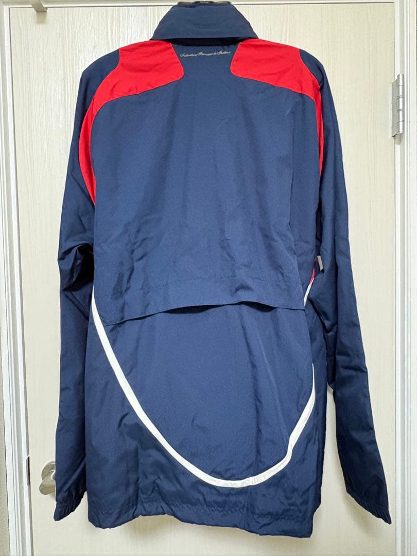 adidas フランス代表 ベンチコート ネイビー/レッド
