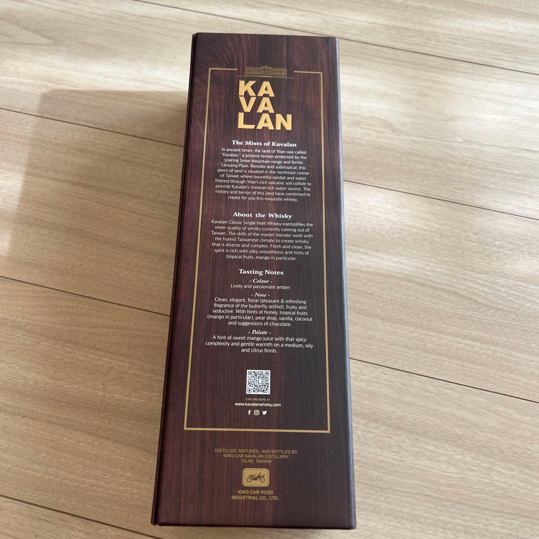 KAVALAN CLASSIC シングルモルトウイスキー 1000ml