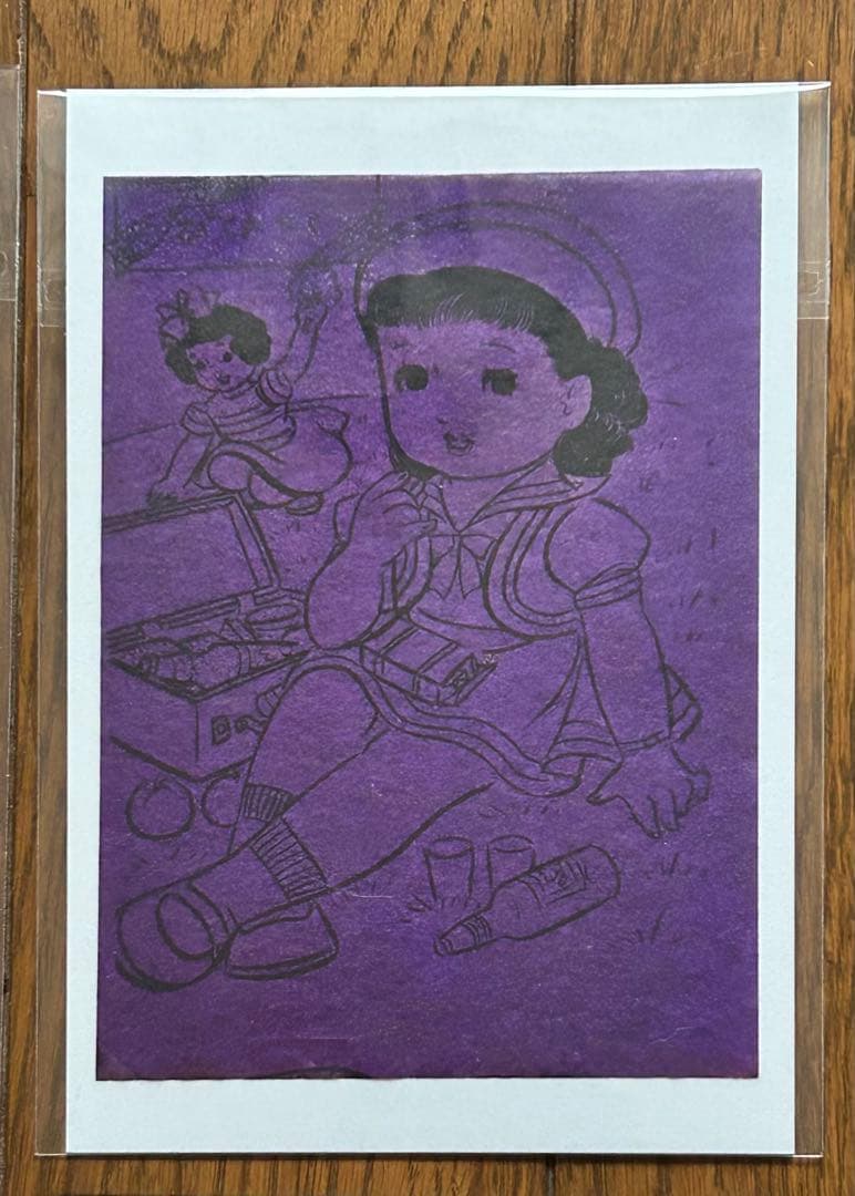 値下‼️【希少品】きいちのぬりえ　ロウ原紙　６枚　（絵柄１枚ダブリ有り）