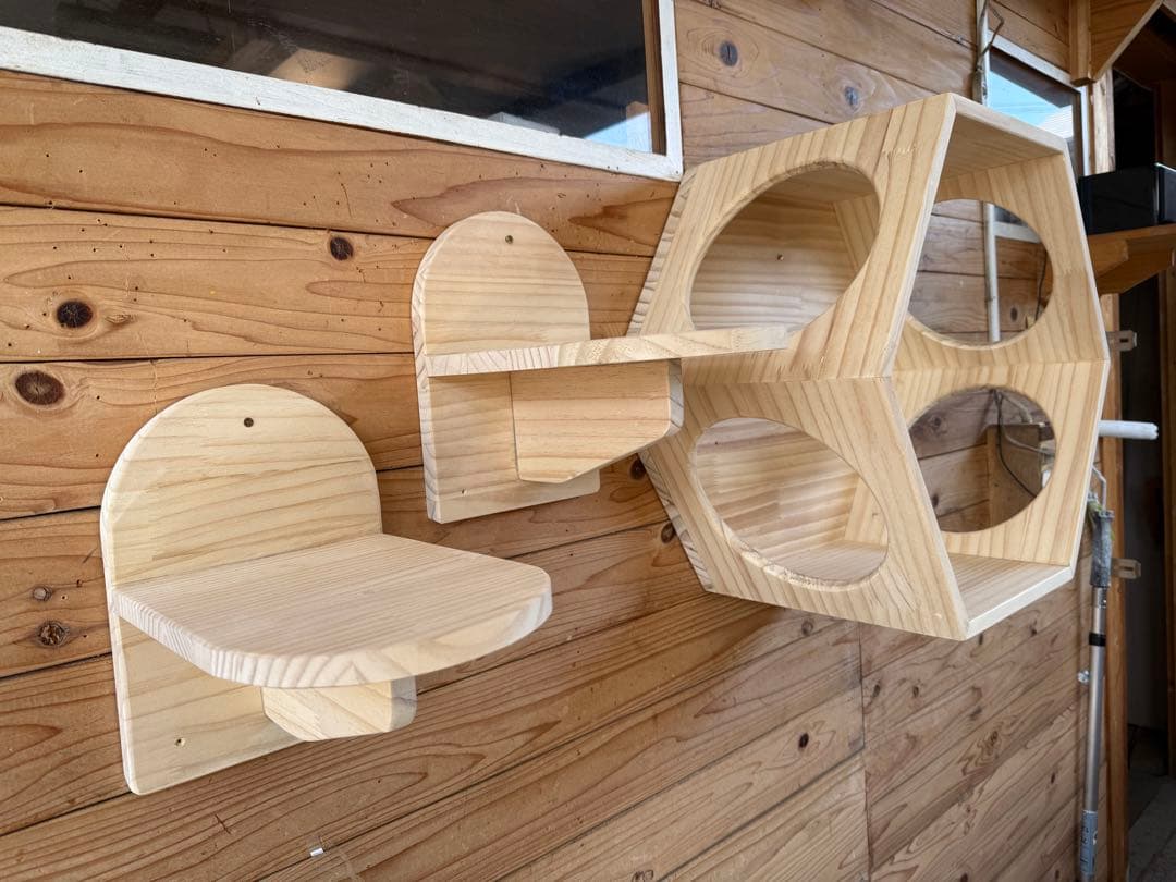 Cat's工房　6角ハウス&キャットステップセット