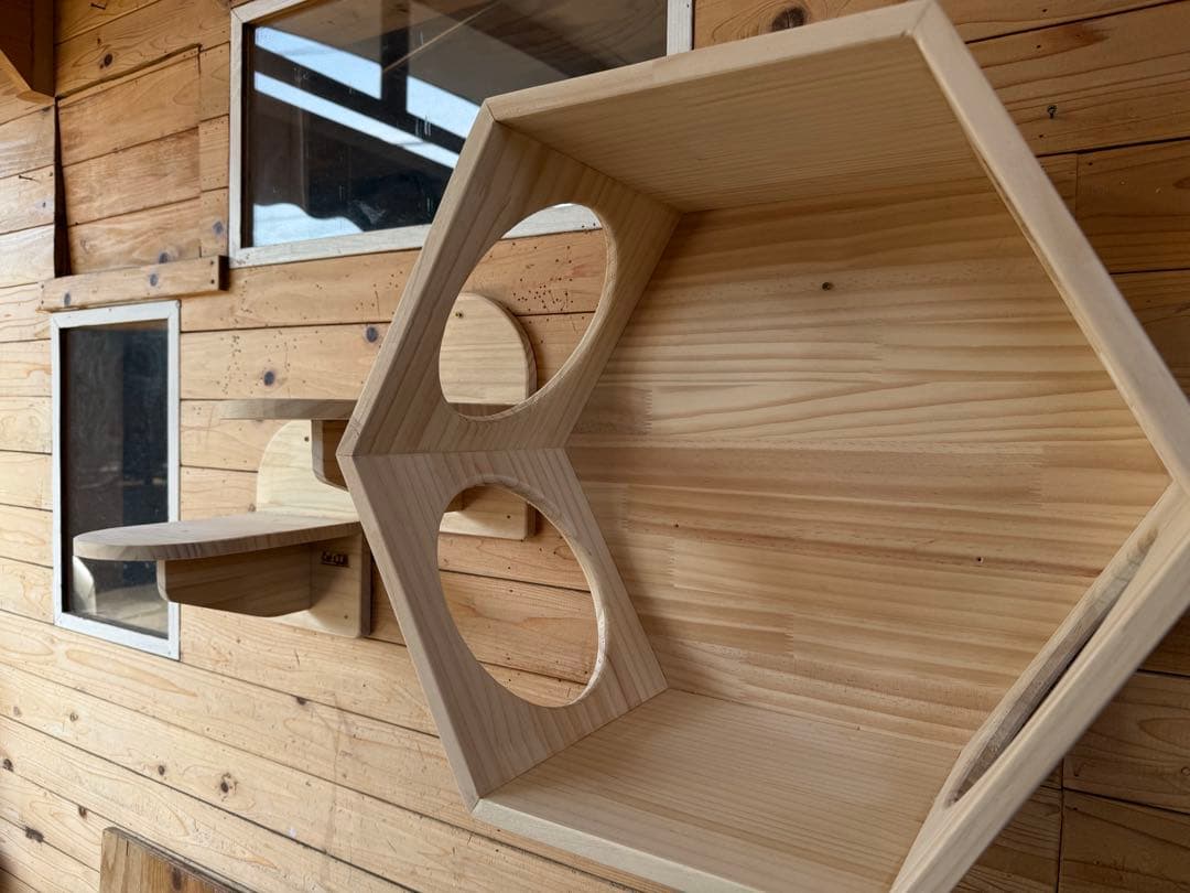 Cat's工房　6角ハウス&キャットステップセット