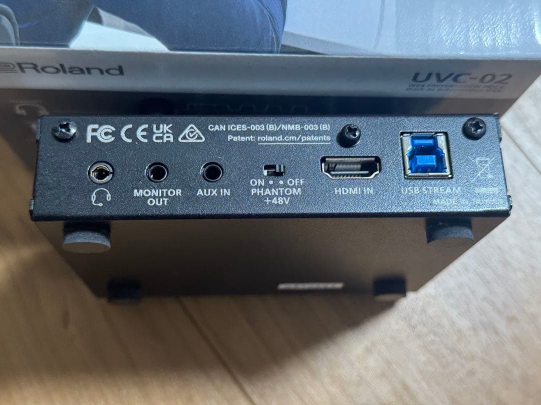 配信機器・PA機器・レコーディング機器 Roland UVC-02 + CGM-30