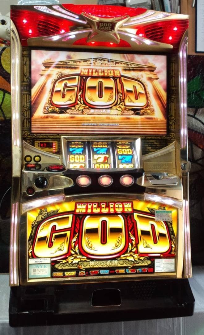 【パチスロ実機】ミズホ★ミリオンゴッド～神々の系譜～【不要機付】