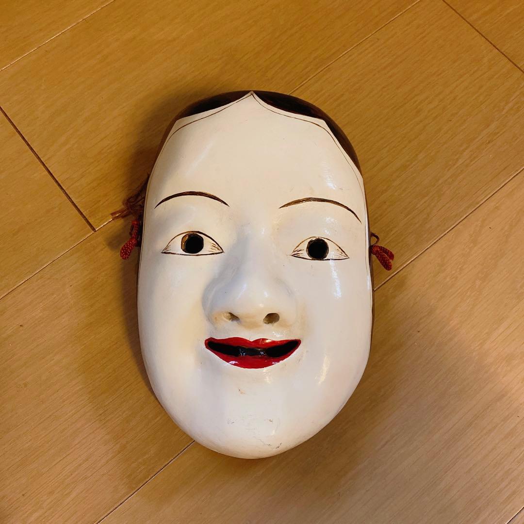 能面　神楽面　備中　骨董品