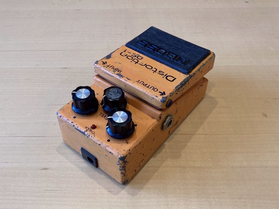 BOSS DS-1 最初期 7200 1978年7月 銀ネジ スケルトンスイッチ