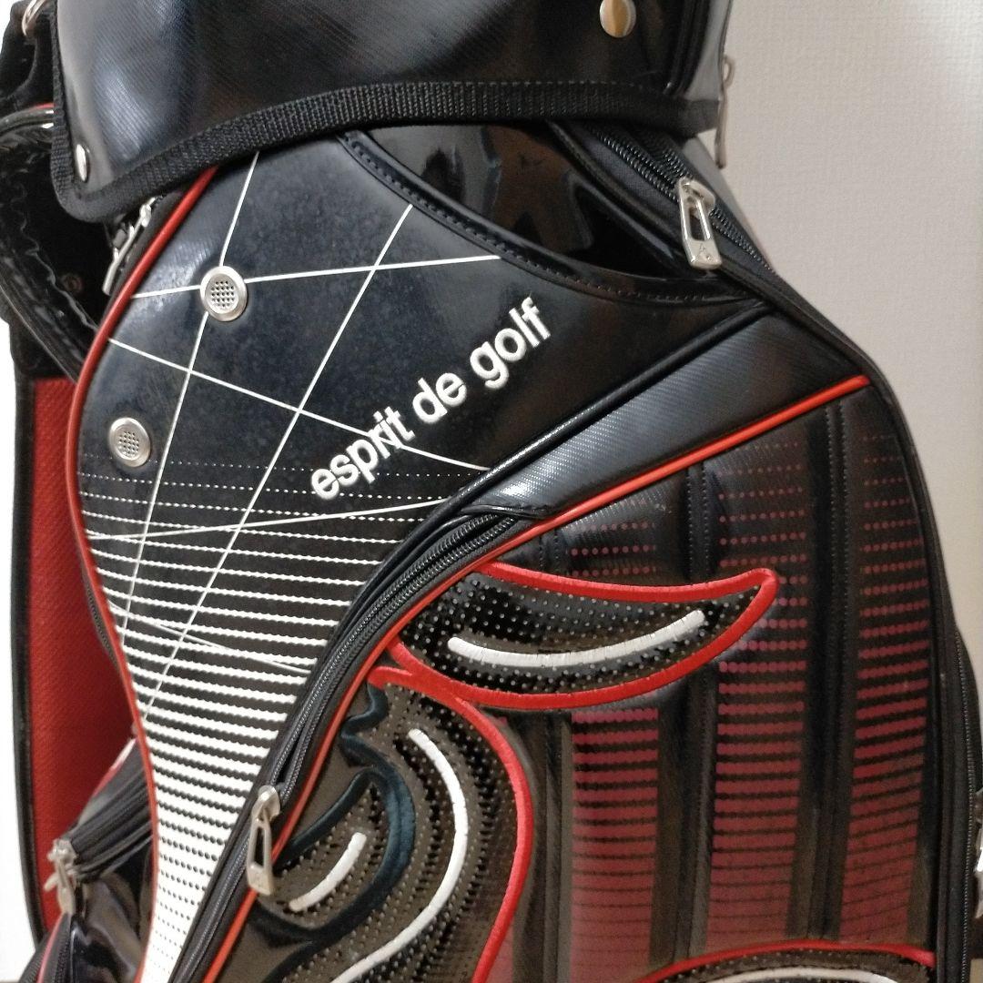 ルコック★le coq sportif★3点式ゴルフバック★黒★☆★