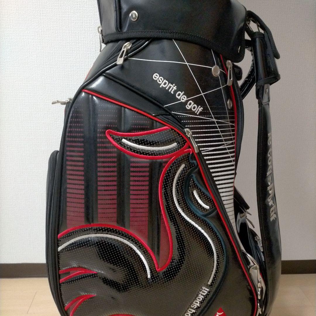 ルコック★le coq sportif★3点式ゴルフバック★黒★☆★
