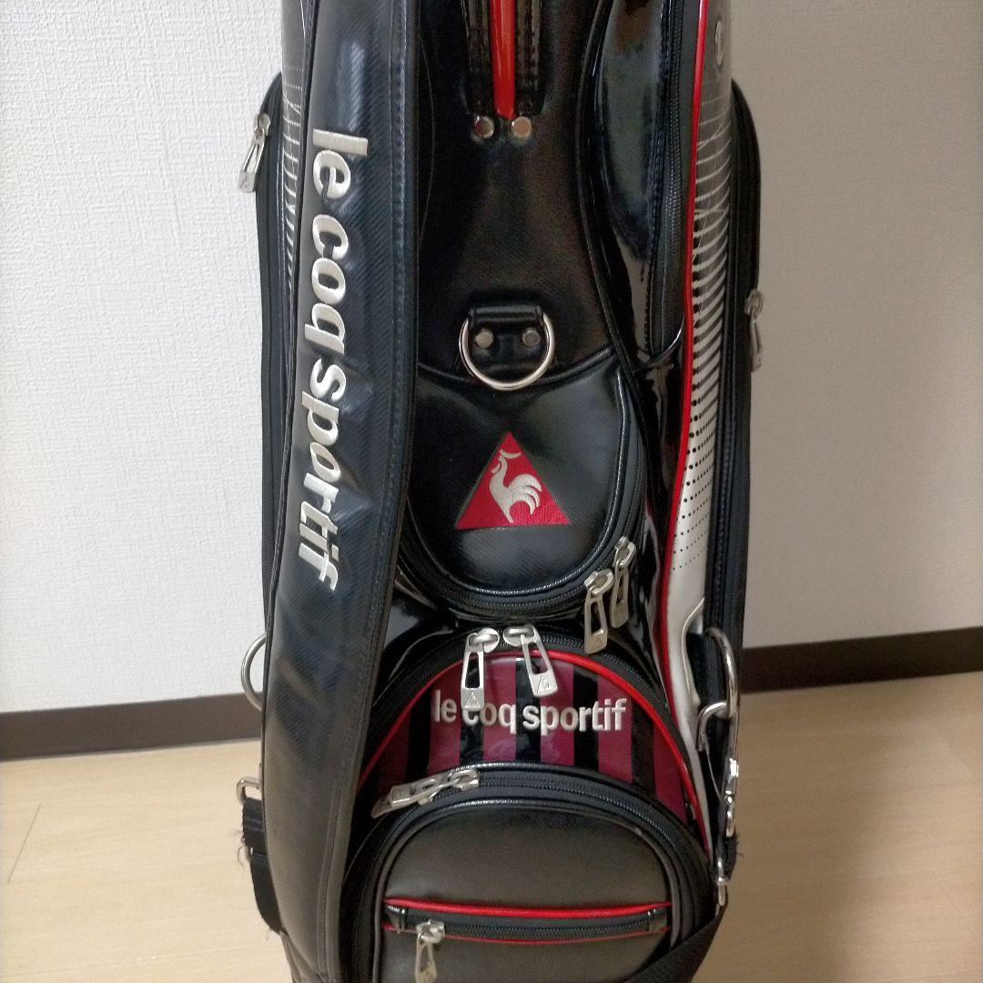 ルコック★le coq sportif★3点式ゴルフバック★黒★☆★