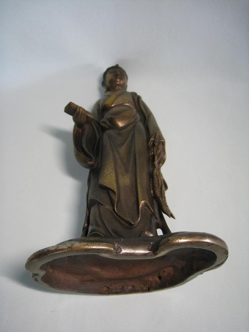 銅製　　悪鬼を除く魚籃観音像　　高村光雲