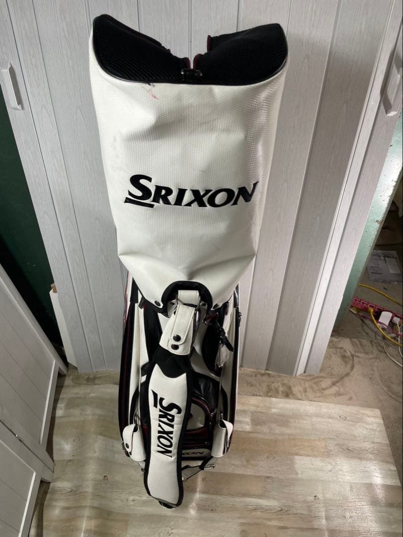 Srixon Z フルキャディバッグ ホワイト・レッド・ブラック