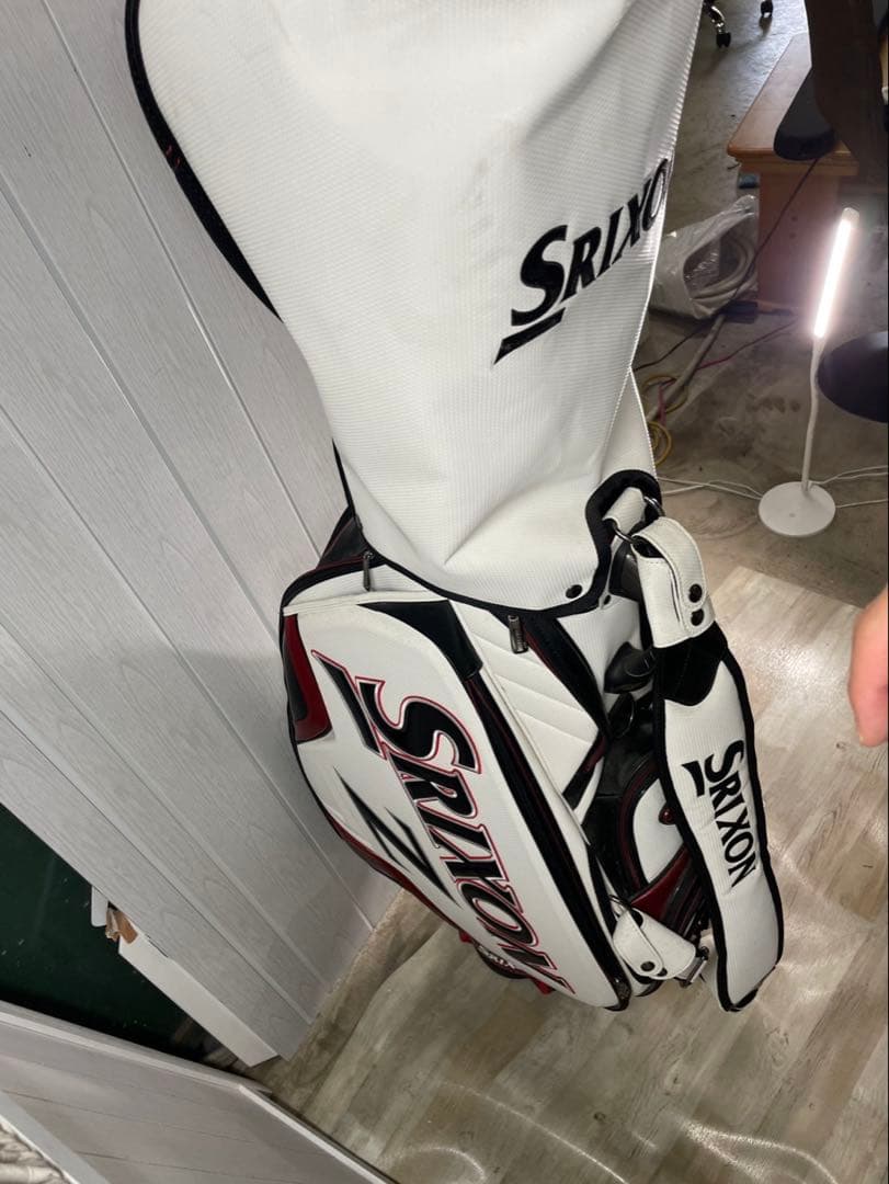 Srixon Z フルキャディバッグ ホワイト・レッド・ブラック