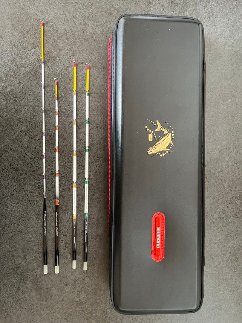 シマノ ワカサギ竿 ４本セット ケース付き