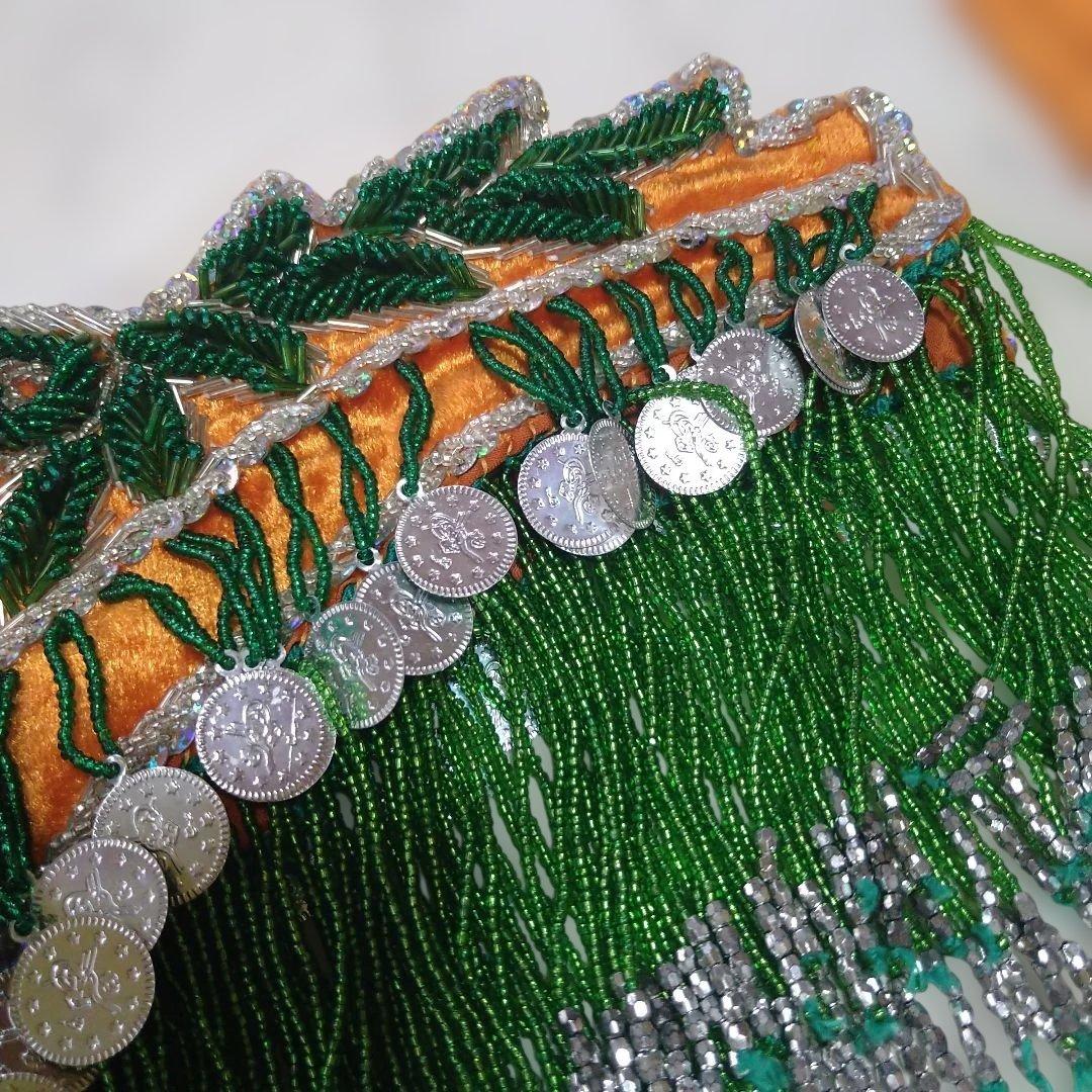 ベリーダンス衣装　中古フルセット　ターキッシュスタイル　★サンバにも！