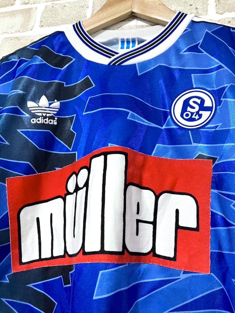 【24時間以内/匿名配送】アディダス シャルケ 93/94 ユニフォーム S